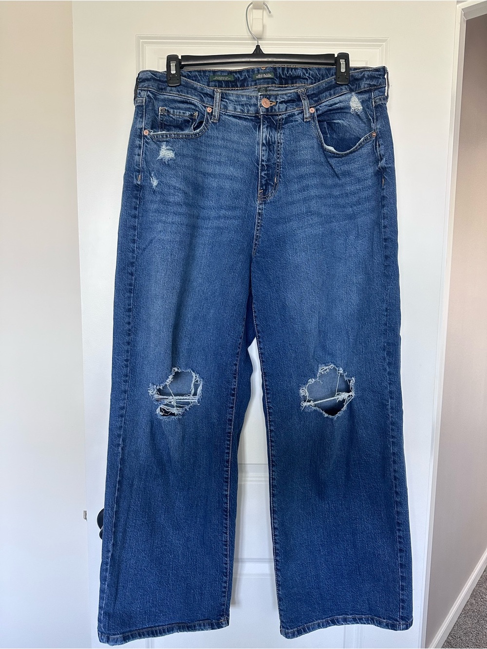 Wild Fable High-Rise Distressed Baggy Wide-Leg Women’s Jeans - Size 17